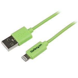 StarTech 1m (3ft) Green Apple 8-Pin Lightning Connector to USB Cable for iPhone/iPod/iPad