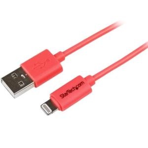 StarTech 1m (3ft) Pink Apple 8-Pin Lightning Connector to USB Cable for iPhone/iPod/iPad
