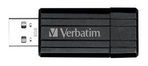 Verbatim Store'n'Go Pinstripe USB Drive 8GB (Black) (LS)