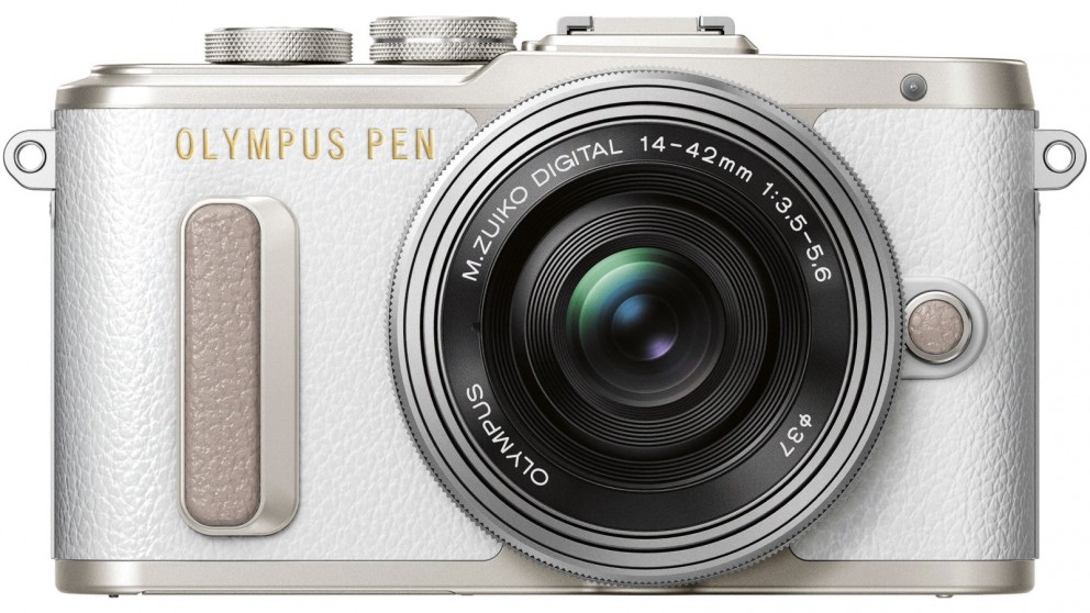 Olympus Pen E-PL8 Mirrorless Camera with 14-42mm Lens Kit - White