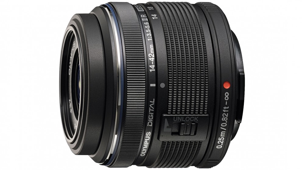 Olympus M.Zuiko 14-42mm II R Lens - Black