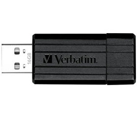 Verbatim Store'n'Go 16GB Pinstripe USB Drive - Black