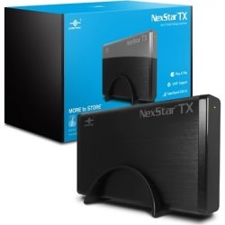 Vantec NexStar TX - 3.5 inch Enclosure SATA 6 Gbps to USB 3.0 - Aluminium Black, Support up to 8TB