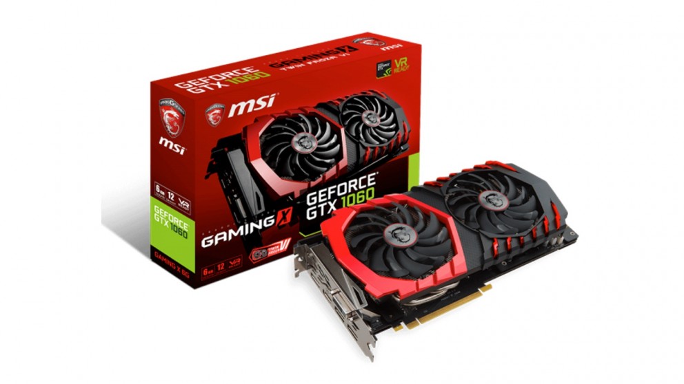 MSI NVIDIA GeForce GTX 1060 6GB Gaming X Graphics Card