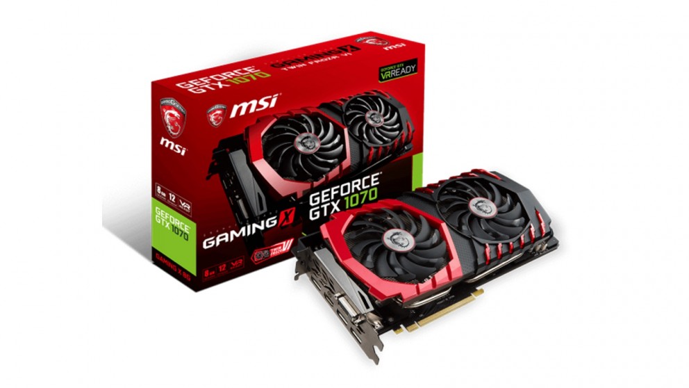 MSI NVIDIA GeForce GTX 1070 8GB Gaming X Graphics Card