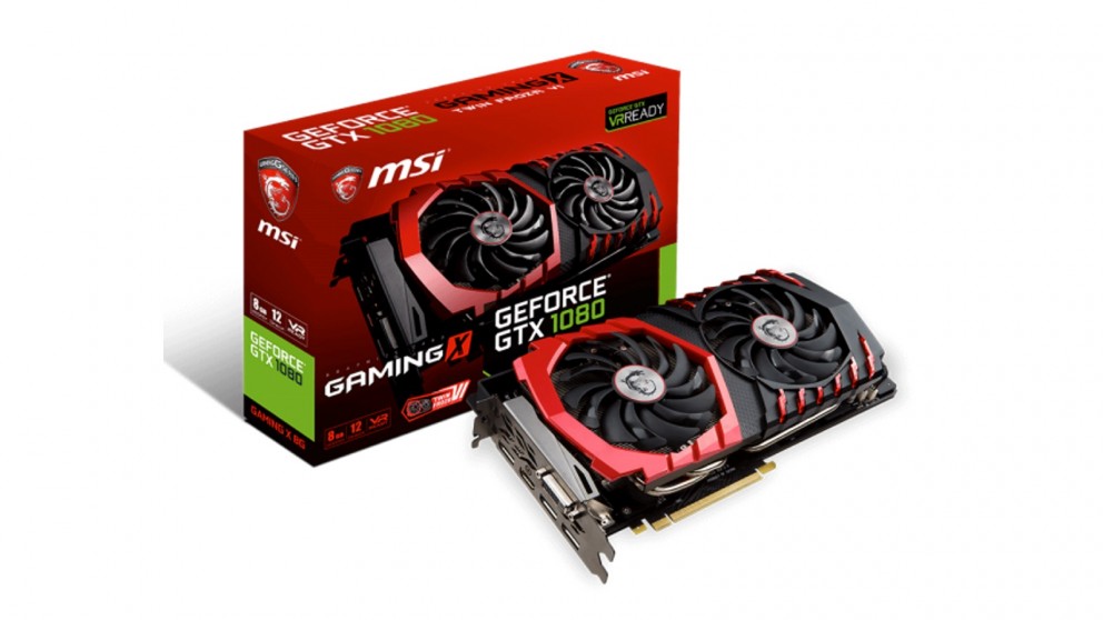 MSI NVIDIA GeForce GTX 1080 8GB Gaming X Graphics Card