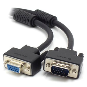 ALOGIC 2m VGA/SVGA Premium Shielded Monitor Extension Cable With Filter - Male to Female - MOQ:5
