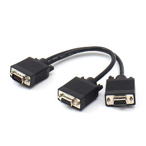 ALOGIC One HD15 Male to Two HD15 Female SXGA Monitor Y-Cable