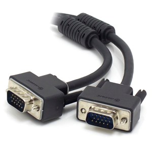 ALOGIC 5m VGA/SVGA Premium Shielded Monitor Cable With Filter - Male to Male - MOQ:3