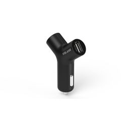 Volans VL-CC02, Dual Port USB Car Charger 5V2.4A1, 5V1.0A1, Input: DC 10-24V, 1yr