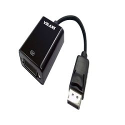 Volans VL-DPDV, DisplayPort to DVI Male to Female Converter, DVI 1.0 , Support VGA, SVGA, XGA, SXGA and UXGA, Black, 1 Year, VOL CNV DISPLAYPORT-M-DVI-F