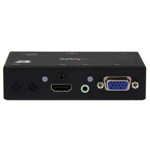 2x1 HDMI + VGA to HDMI Converter Switch