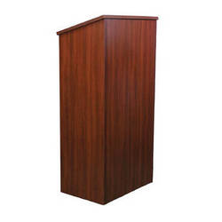 Full Height Lectern Mahogany Non-Sound