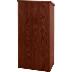 Full Height Lectern Walnut Non-Sound