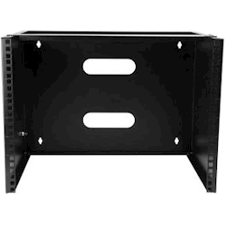 Wall-Mount Bracket for Shallow Rack-Mount Equipment - Solid Steel - 8U