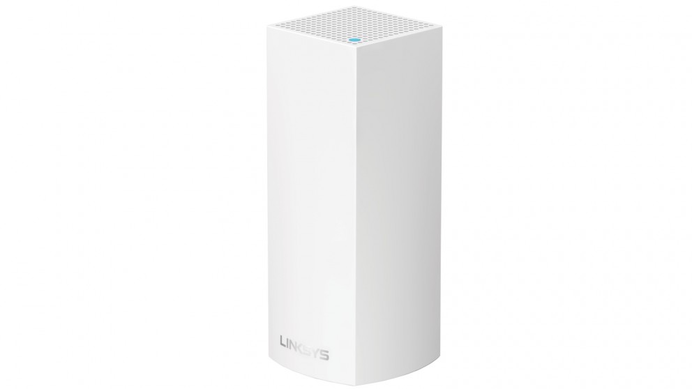 LINKSYS VELOP WI-FI MESH SYSTEM AC2200 TRI-BAND, MU-MIMO LAN(2), WAN(2), 1-PACK, 3YR WTY