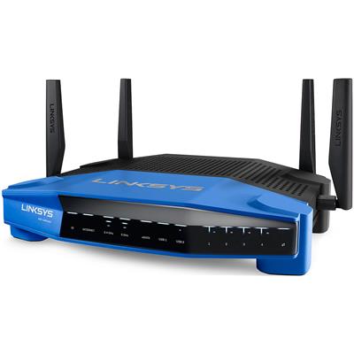 LINKSYS WIRELESS AC1900 DUAL BAND ROUTER, GbE(4), USB 3.0(1), USB 2.0(1), eSTATA(1)