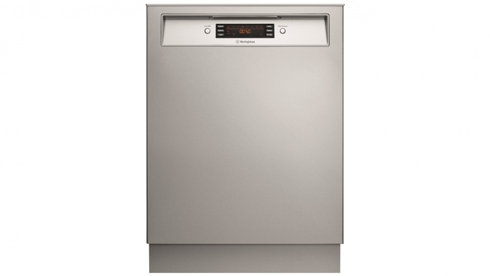 Westinghouse 60cm Stainless Steel Built Under Dishwasher