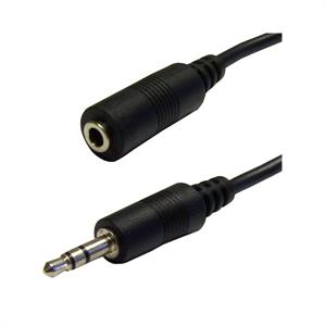 Wicked Wired WW-AV-35MM-35MMSOC5M 5m 3.5mm Male Stereo to 3.5mm Female Stereo Audio Cable