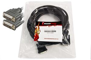 Wicked Wired WW-AV-DVIDMM5M 5m DVI-D Male to DVI-D Male Dual Link Audio Visual Cable