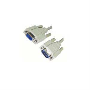 Wicked Wired WW-AV-HD15MF3M 3m HD15 15-Pin Male VGA to HD15 15-Pin Female VGA Video Extension Cable