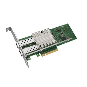 Intel X710-DA2, Dual Port 10GbE SFP+ PCIe3.0 x8, direct attach copper Converged